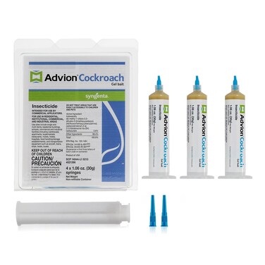 Advion Pack Of 3 Cockroach Gel Bait Indoor &amp; Outdoor Use 30g