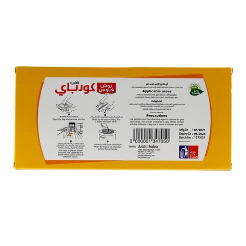 Pack Of 2 Goodbye Roach House Trap