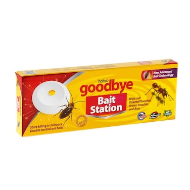 Pack Of 2 Goodbye Roaches Bait Station