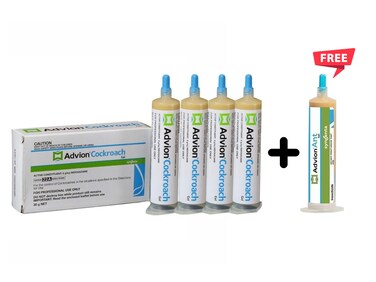 Buy 4 Gel 1 Free Ready-To-Use Cockroach Gel Bait - Outdoor &amp; Indoor Roach Killer With Syringe Applicator