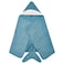 Towel With Hood Shark-Shaped/Blue-Grey 70X140 Cm