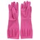 Lock &amp; Lock Rubber Gloves (39 cm, Large, Pink)