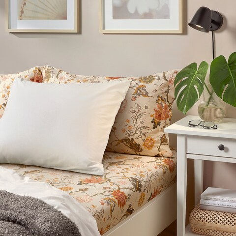 Fitted Sheet Light Grey-Beige 160X200cm