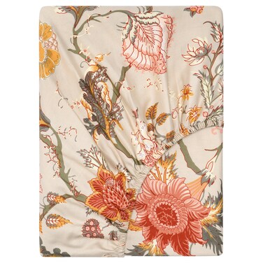 Fitted Sheet Light Grey-Beige 160X200cm