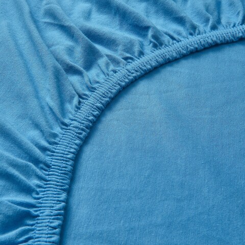 Fitted Sheet Blue 160X200cm