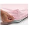 Fitted Sheet For Cot Pack Of 2 White/Pink 60X120cm