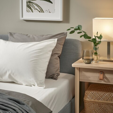 Fitted Sheet White 160X200cm