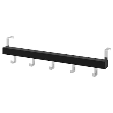 Hanger For Door/Wall Black 60 Cm