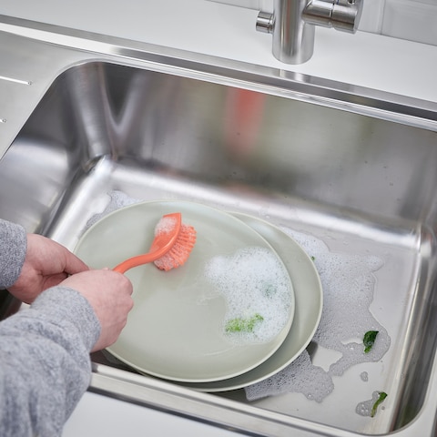 Dish-Washing Brush Bright Orange
