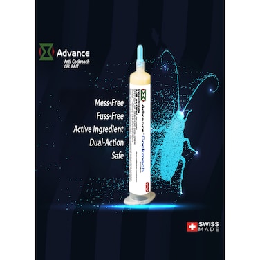 Advance Anti Cockroach Gel Bait Mess Free Dual Action 30g