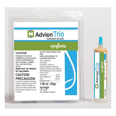 Advion Trio Cockroach Gel Bait - Long-Lasting Roach Control Solution