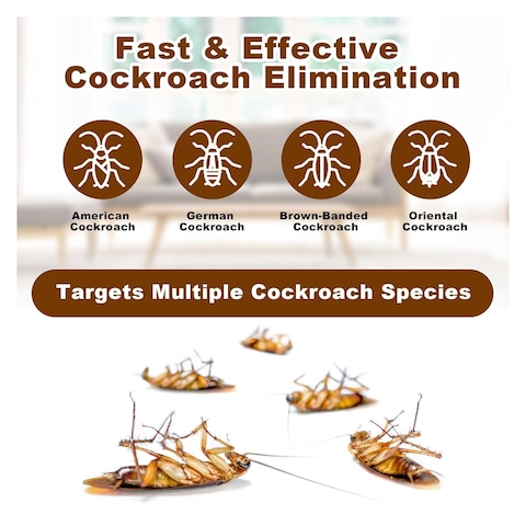 Roach Doctor Buy 6 Get 8 Cockroach Gel - Easy-to-Use Bait for Home and Commercial Spaces 10g