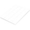 FIS Multipurpose Laser Labels, Colour White, Size 52.5X21.2mm (56 Stickers x 100 Sheet) A4 Size, E.U. Origin Material - FSLA56-100