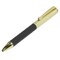 FIS Gold Pens with Embossed Italian PU Wrapper and Gift Box, Black Colour - FSPNGPUBKD4