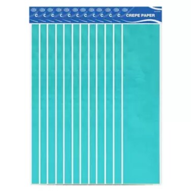 Pack of 12 Pieces Crepe Craft Paper Light Green