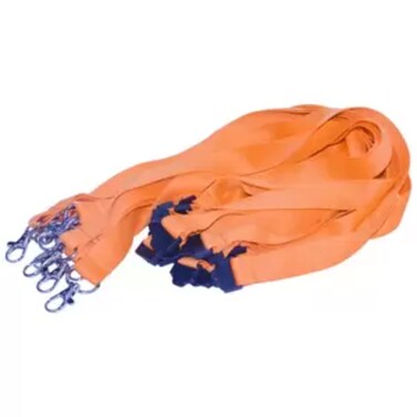 10-Piece FIS Lanyard Orange with Metal Hook &amp; Safety Buckle, 2X90cm - FSNASOR-10