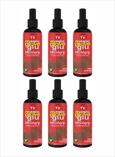 Magic Gloveglu MEGAgrip Goalkeeper Glove Grip Spray 125ml Pack Of 6