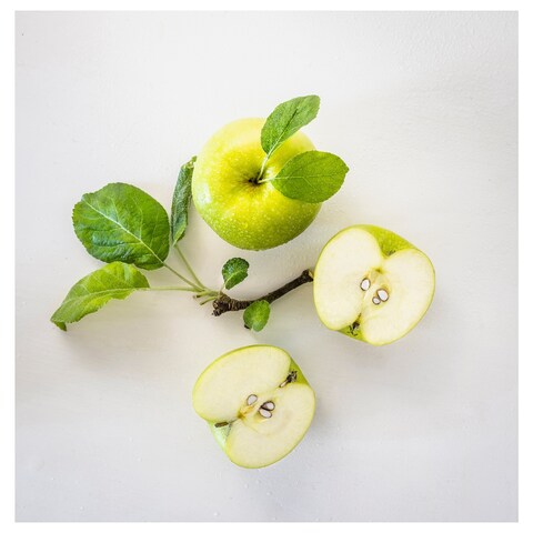 Scented Candle In Glass Apple/Light Yellow 12Hr