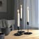 Unscented Chandelier Candle Natural 19cm