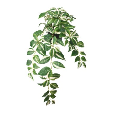 Artificial Potted Plant In/Outdoor/Tradescantia Zebrina 12cm
