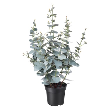 Artificial Potted Plant In/Outdoor Eucalyptus 15cm