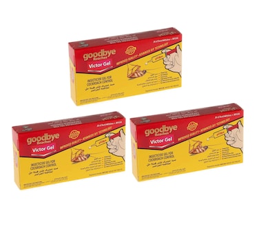 Pack Of 3 Goodbye Roaches Mini Cockroach Killer Gel (15 g)