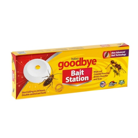 Pack Of 3 Goodbye Roaches Bait Station