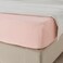 Fitted Sheet Light Pink 90X200cm