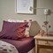 Fitted Sheet Deep Red 160X200cm