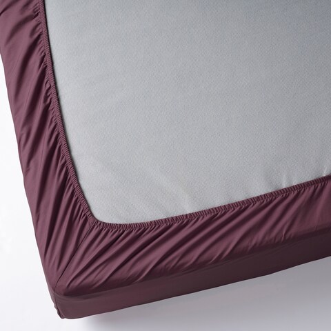 Fitted Sheet Deep Red 160X200cm
