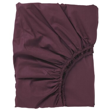 Fitted Sheet Deep Red 140X200cm