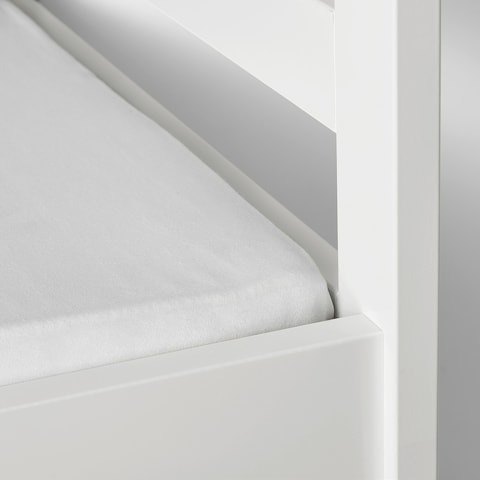 Fitted Sheet White 70X160cm