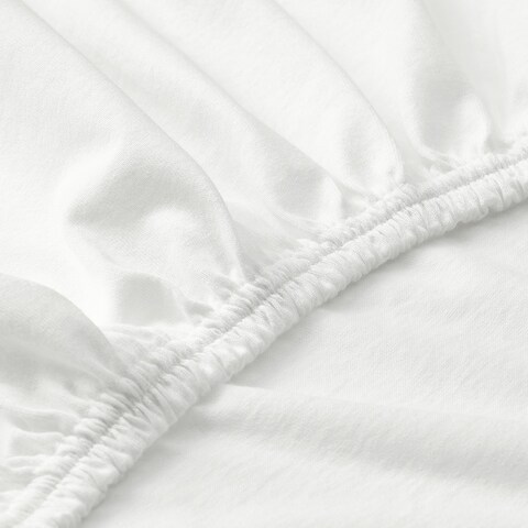Fitted Sheet White 70X160cm