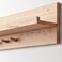 Wall Organiser W Hooks Oak 42X15X11 Cm