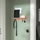 Wall Organiser W Hooks Oak 42X15X11 Cm