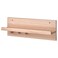 Wall Organiser W Hooks Oak 42X15X11 Cm
