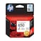 HP 650 Tri-Color Ink Cartridge - CZ102AE