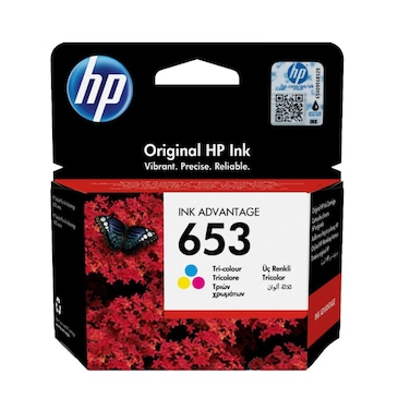 HP 653 Tri-Color Ink Cartridge - 3YM74AE