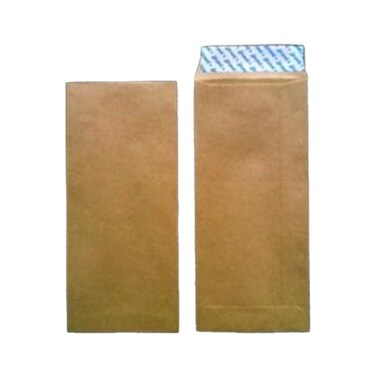 SAIF Envelope 229 x 102 mm, 9 x 4 inches, 80gsm, Brown
