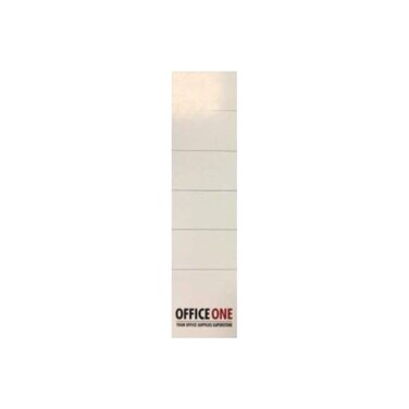 Office One Box File Spine Labels, Broad 52 x 166 mm, 20/pack