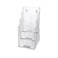 Acrylic Brochure Holder Table/Wall Mount, 3 Tier, DL 100 x 210 mm