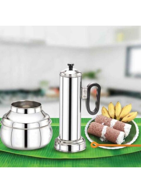 Aluminium Puttu Kutty With Handle