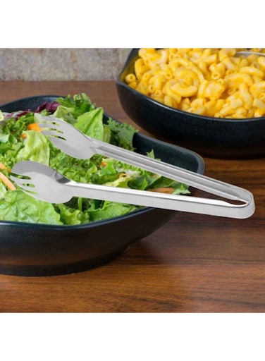 Steel Salad Tong Firm Grip For Convenience