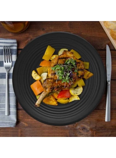 Black Matt Small Plate Chic And Stylish