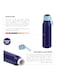 Bolt Plastic Water Bottle Blue 700Ml