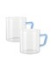 Colour Mug 190Ml Blue Handle Bvcm190Bl02 2Pcs Set 190Ml