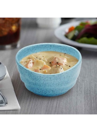 Melamine Side Bowl Blue Speckle Classy Impression