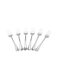 Onida Steel Dessert Fork Red (Set Of 6)
