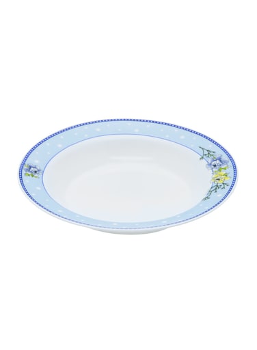 Plano Blue Sapphire Opal Soup Plate 9" (22.5Cm)