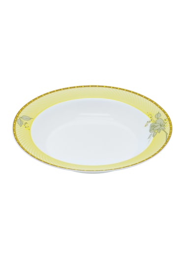 Plano Yellow Sapphire Opal Soup Plate 9" (22.5Cm)